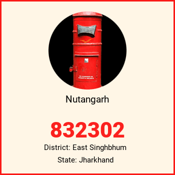 Nutangarh pin code, district East Singhbhum in Jharkhand