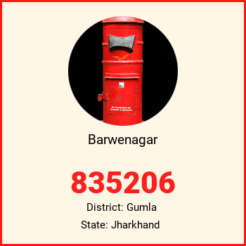 Barwenagar pin code, district Gumla in Jharkhand
