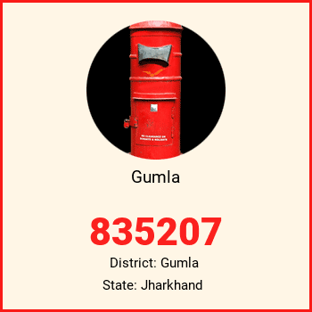 Gumla pin code, district Gumla in Jharkhand