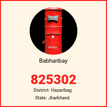 Babhanbay pin code, district Hazaribag in Jharkhand