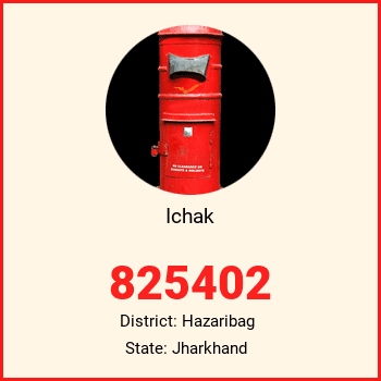 Ichak pin code, district Hazaribag in Jharkhand