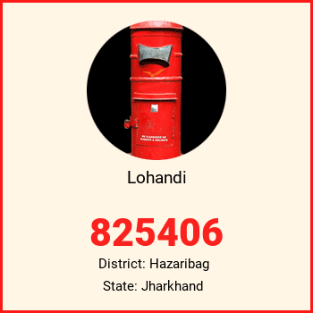 Lohandi pin code, district Hazaribag in Jharkhand