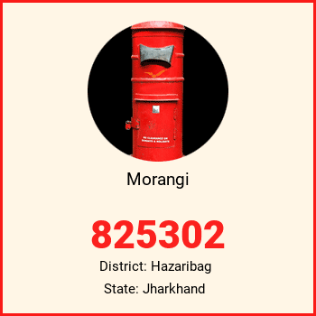 Morangi pin code, district Hazaribag in Jharkhand