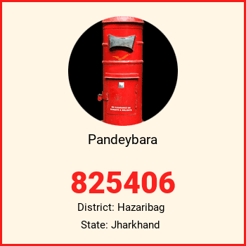 Pandeybara pin code, district Hazaribag in Jharkhand
