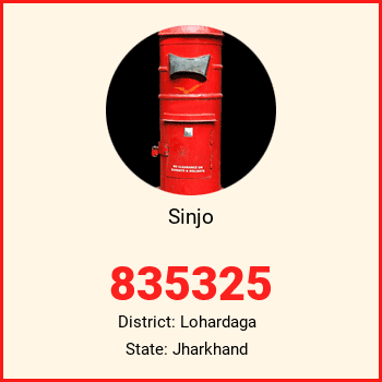 Sinjo pin code, district Lohardaga in Jharkhand
