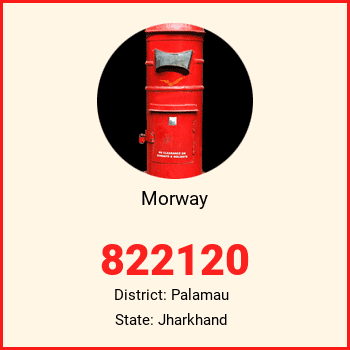 Morway pin code, district Palamau in Jharkhand
