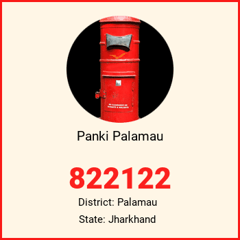 Panki Palamau pin code, district Palamau in Jharkhand