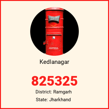 Kedlanagar pin code, district Ramgarh in Jharkhand