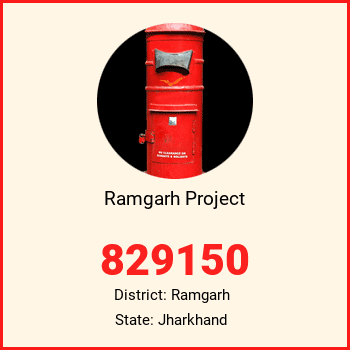 Ramgarh Project pin code, district Ramgarh in Jharkhand