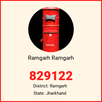Ramgarh Ramgarh pin code, district Ramgarh in Jharkhand