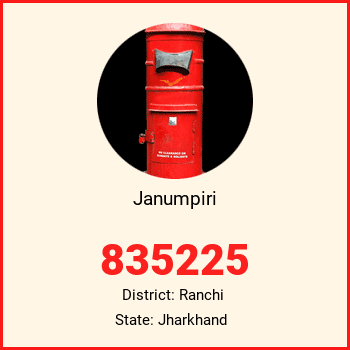 Janumpiri pin code, district Ranchi in Jharkhand