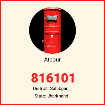 Atapur pin code, district Sahibganj in Jharkhand