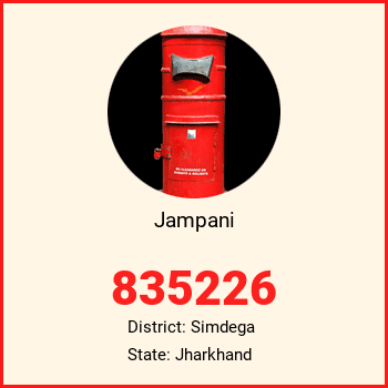 Jampani pin code, district Simdega in Jharkhand