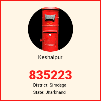 Keshalpur pin code, district Simdega in Jharkhand