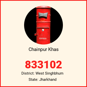 Chainpur Khas pin code, district West Singhbhum in Jharkhand