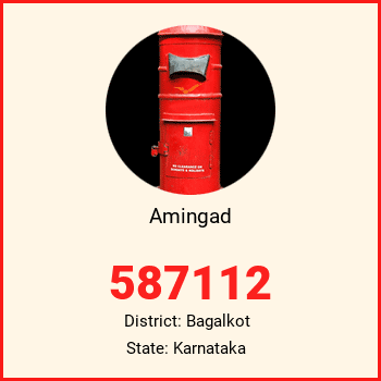 Amingad pin code, district Bagalkot in Karnataka