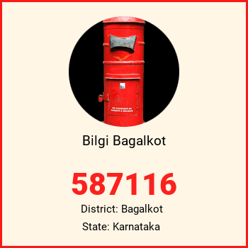 Bilgi Bagalkot pin code, district Bagalkot in Karnataka