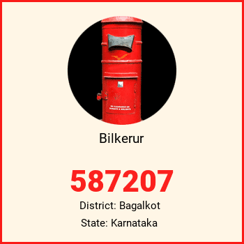 Bilkerur pin code, district Bagalkot in Karnataka