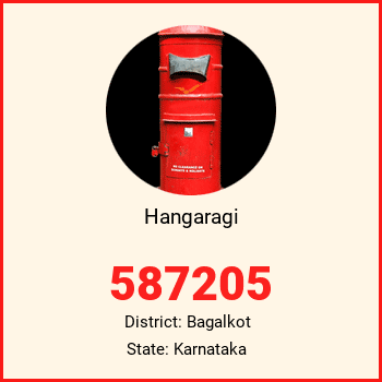 Hangaragi pin code, district Bagalkot in Karnataka