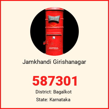 Jamkhandi Girishanagar pin code, district Bagalkot in Karnataka