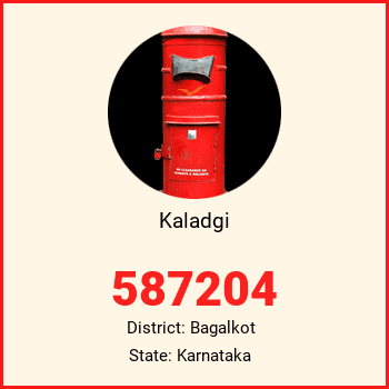 Kaladgi pin code, district Bagalkot in Karnataka