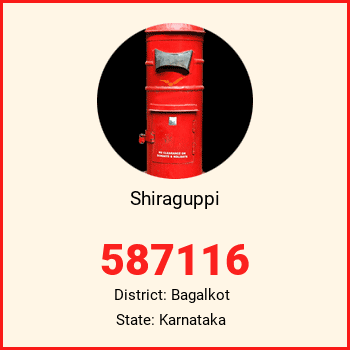 Shiraguppi pin code, district Bagalkot in Karnataka