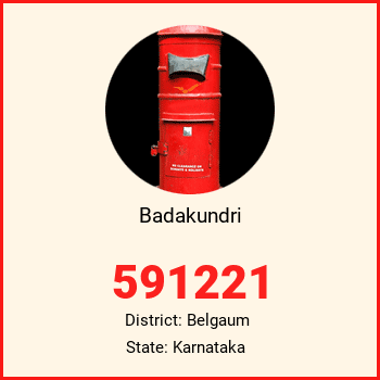 Badakundri pin code, district Belgaum in Karnataka