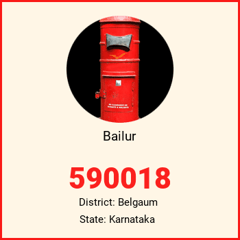 Bailur pin code, district Belgaum in Karnataka