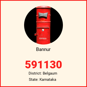 Bannur pin code, district Belgaum in Karnataka