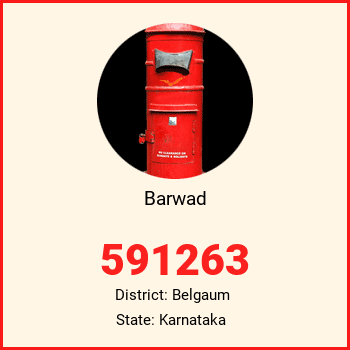 Barwad pin code, district Belgaum in Karnataka