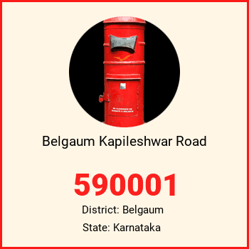 Belgaum Kapileshwar Road pin code, district Belgaum in Karnataka