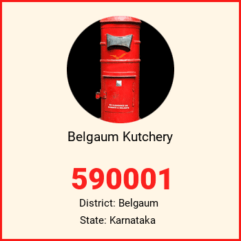 Belgaum Kutchery pin code, district Belgaum in Karnataka
