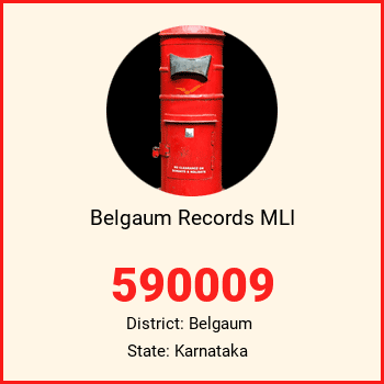Belgaum Records MLI pin code, district Belgaum in Karnataka