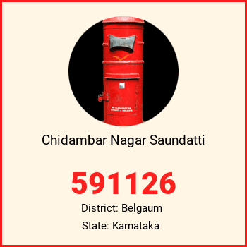 Chidambar Nagar Saundatti pin code, district Belgaum in Karnataka