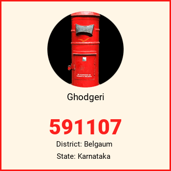 Ghodgeri pin code, district Belgaum in Karnataka