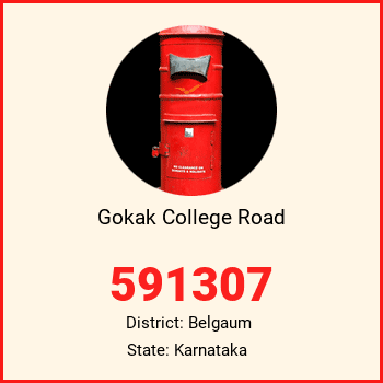 Gokak College Road pin code, district Belgaum in Karnataka