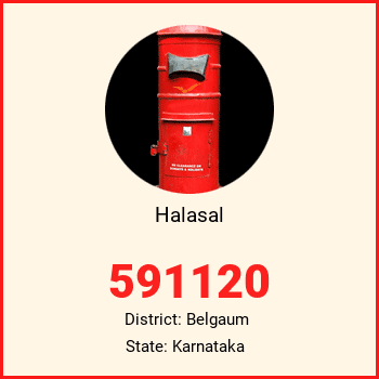 Halasal pin code, district Belgaum in Karnataka