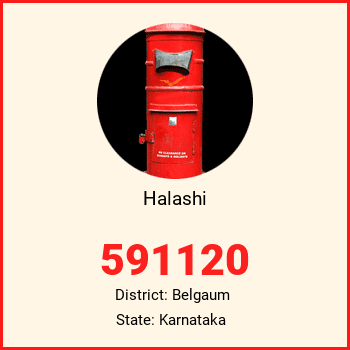 Halashi pin code, district Belgaum in Karnataka
