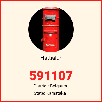 Hattialur pin code, district Belgaum in Karnataka