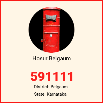 Hosur Belgaum pin code, district Belgaum in Karnataka