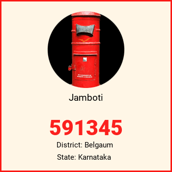 Jamboti pin code, district Belgaum in Karnataka