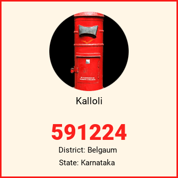 Kalloli pin code, district Belgaum in Karnataka