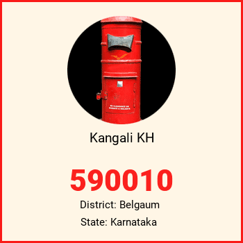 Kangali KH pin code, district Belgaum in Karnataka