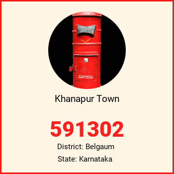 Khanapur Town pin code, district Belgaum in Karnataka