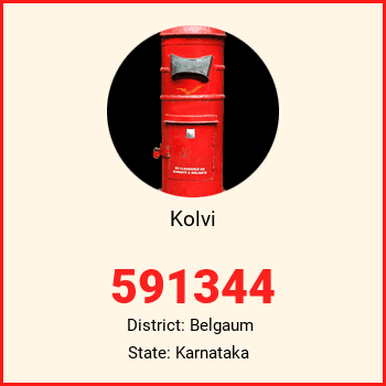 Kolvi pin code, district Belgaum in Karnataka