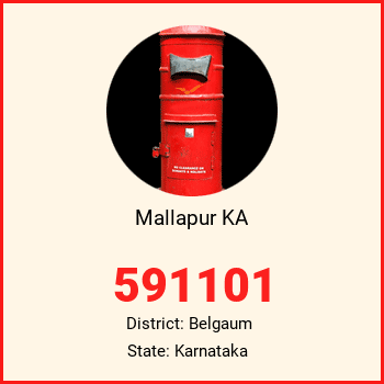 Mallapur KA pin code, district Belgaum in Karnataka