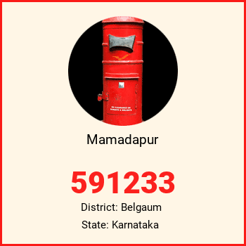 Mamadapur pin code, district Belgaum in Karnataka