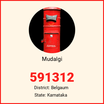 Mudalgi pin code, district Belgaum in Karnataka