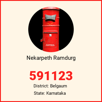 Nekarpeth Ramdurg pin code, district Belgaum in Karnataka