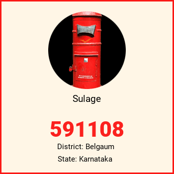 Sulage pin code, district Belgaum in Karnataka